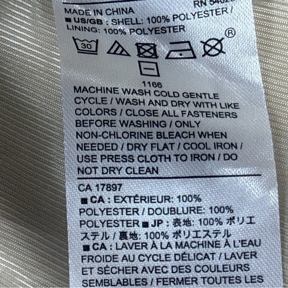 Banana Republic Ribbed Trim Vegan Suede Moto Jacket Size Medium Petite - Picture 13 of 15